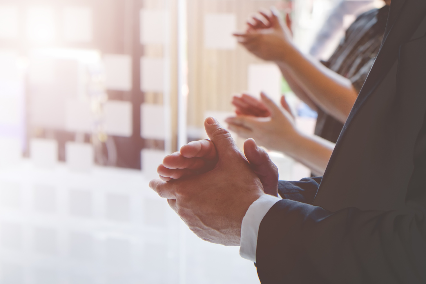 Business People Applauding Hands
